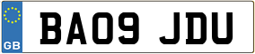 Truck License Plate